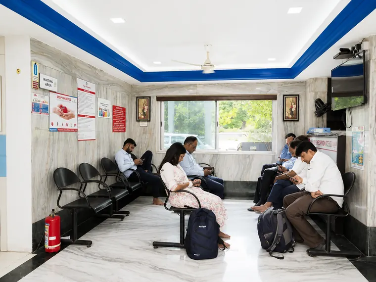 Comfortable corridor seating